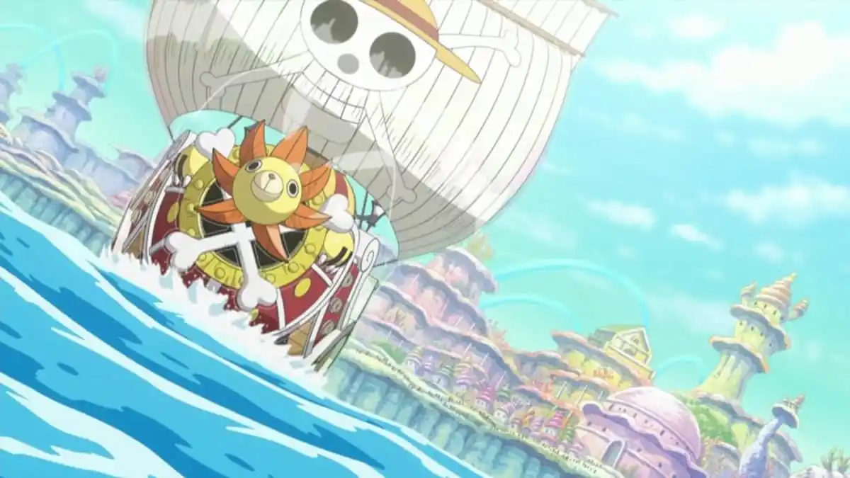 Sailing Thousand Sunny in One Piece